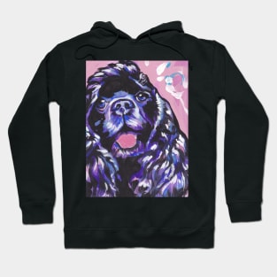 American Cocker Spaniel Dog Bright colorful pop dog art Hoodie